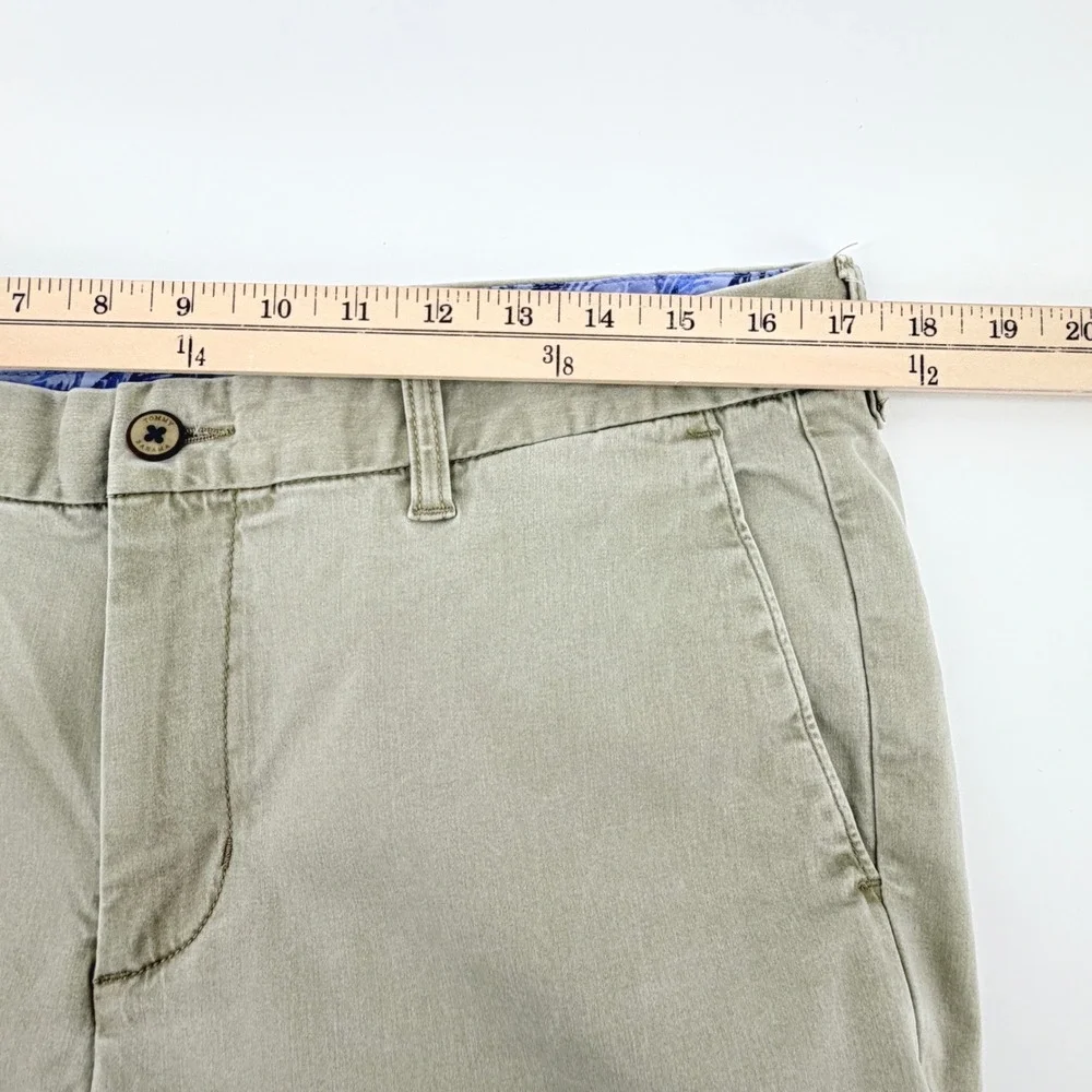 Tommy Bahama Boracay Chino Pants Mens 35x32 Khaki Stretch Straight Leg